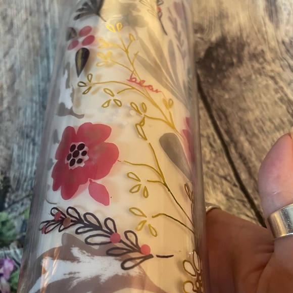 VERY RARE 2014 Starbucks Flower Pattern Floral Harvest Venti Cold Cup Tumbler - Picture 12 of 13